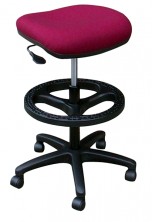 Lynx Stool With Footring Drafting Kit. Gas Lift. Fabric Any Colour